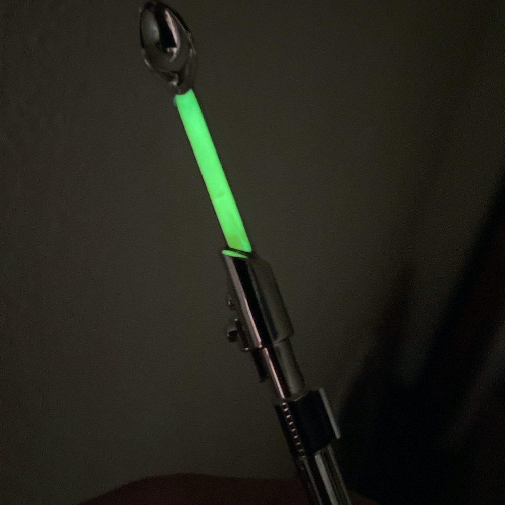 Mini spoon necklace Star Wars inspired Light Saber small tiny spoon pendant glow